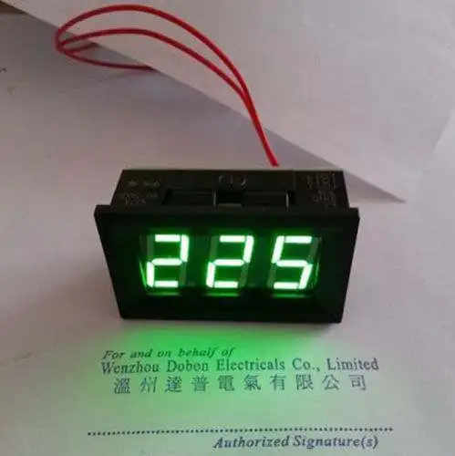 Цифровой светодиодный вольтметр 60-500 В переменного тока панель напряжения AC 110 220