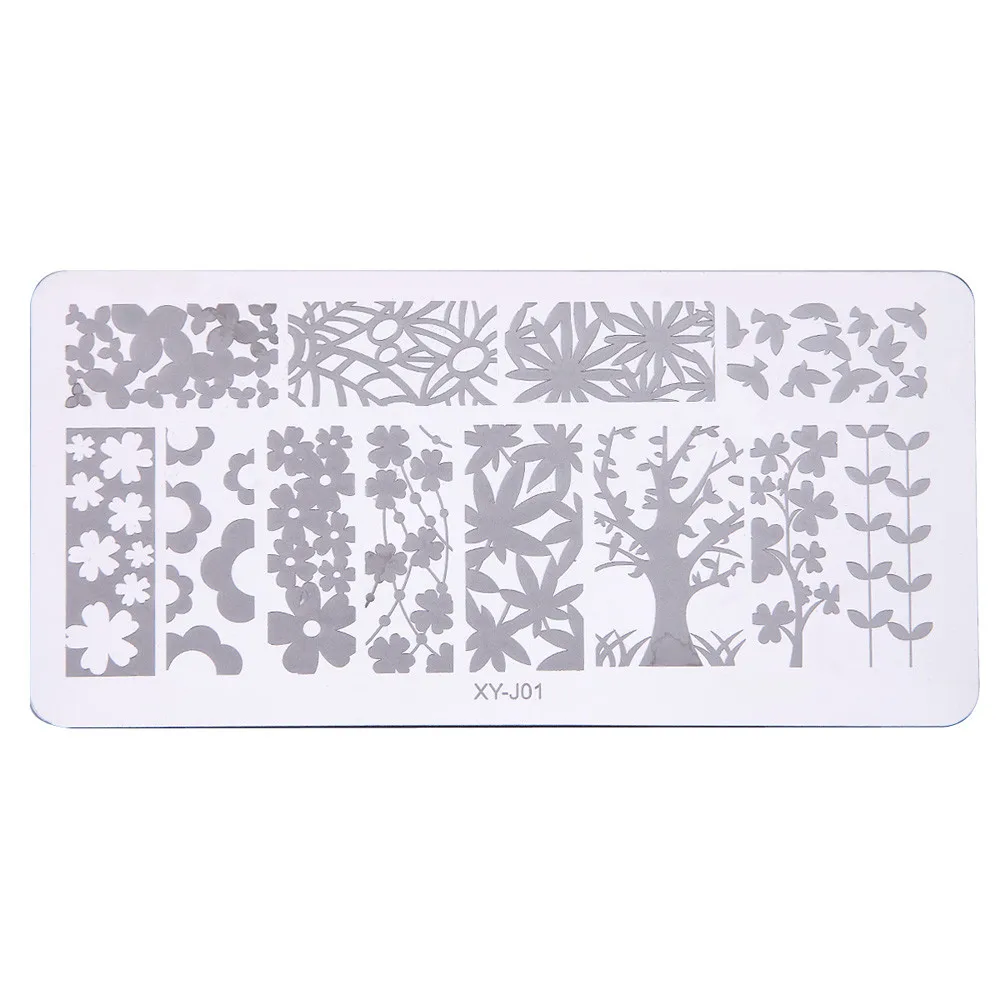 Удобные шаблоны для ногтей DIY Художественный штамп с изображением штамповочные