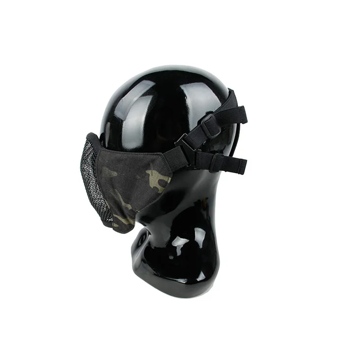 Новинка 2017 PDW Сетчатая Маска Мультикам черная полумаска для лица жесткая