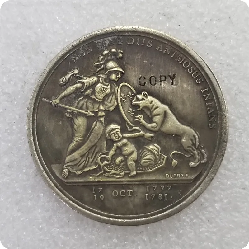 USA 1776 LIBERTAS AMERICANA MEDAL Copy Coin commemorative coins-replica coins medal collectibles | Дом и сад