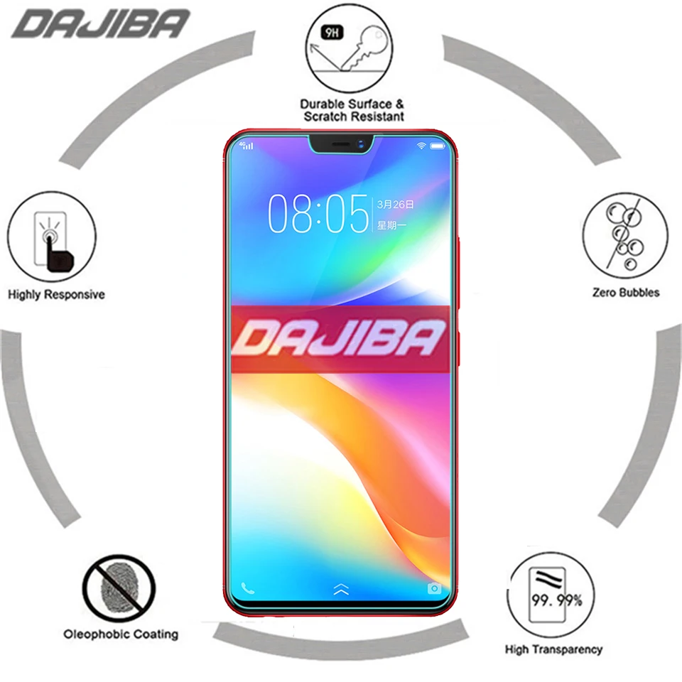 9H 2.5D Закаленное стекло для VIVO V9 Y85 Y83 Y81 защитная пленка Взрывозащищенная |