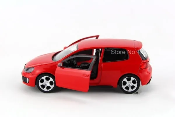 Детские Volkswagen Golf GTI Модель автомобиля 1:36 5 дюймов автомобили из литого металла игрушка отступить подарок для детей