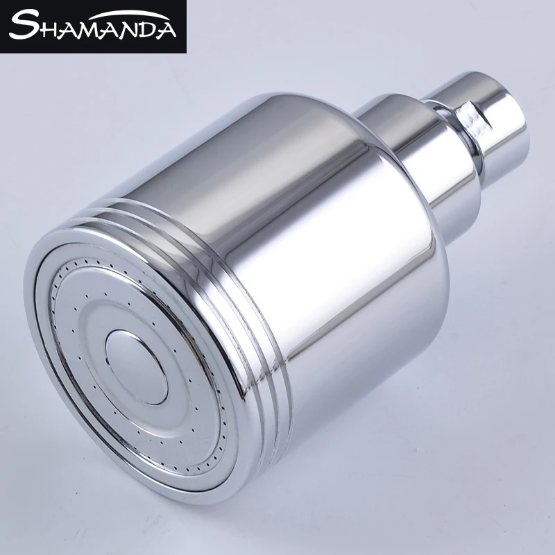 Насадка для душа из твердой латуни высокого давления маленький матовый черный