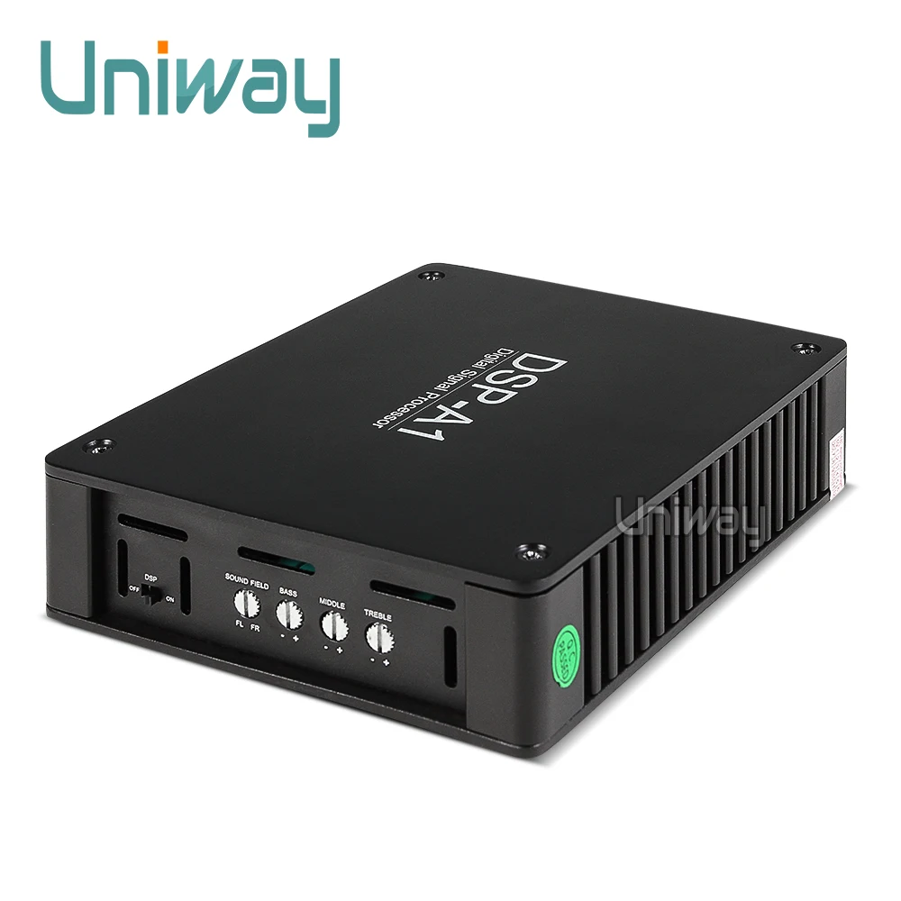 Uniway автомобильный аудио усилитель DSP звук 12 В авто мощности USB MP3 DVD CD FM радио SD