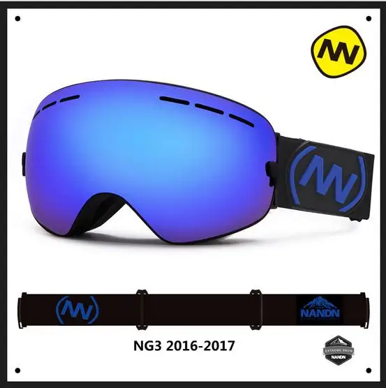 Nandn Professional двойной слои анти туман для мужчин женщин сферические линзы камуфляж