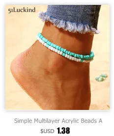 Boho Colorful Miyuki Small Beads Anklet Bracelet Handmade Halhal Tassel Ankle For Women Sexy Beach Jewelry enkelbandje Female