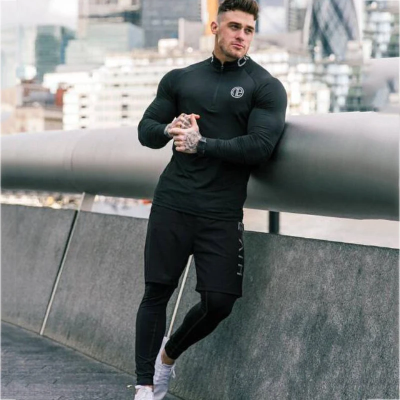 Спортивный костюм набор мужского спортивного костюма осень зима спортивные