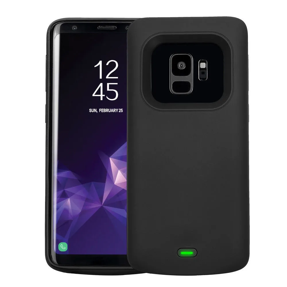 5200 мАч Расширенный чехол для телефона с аккумулятором Samsung Galaxy S9 Plus внешняя