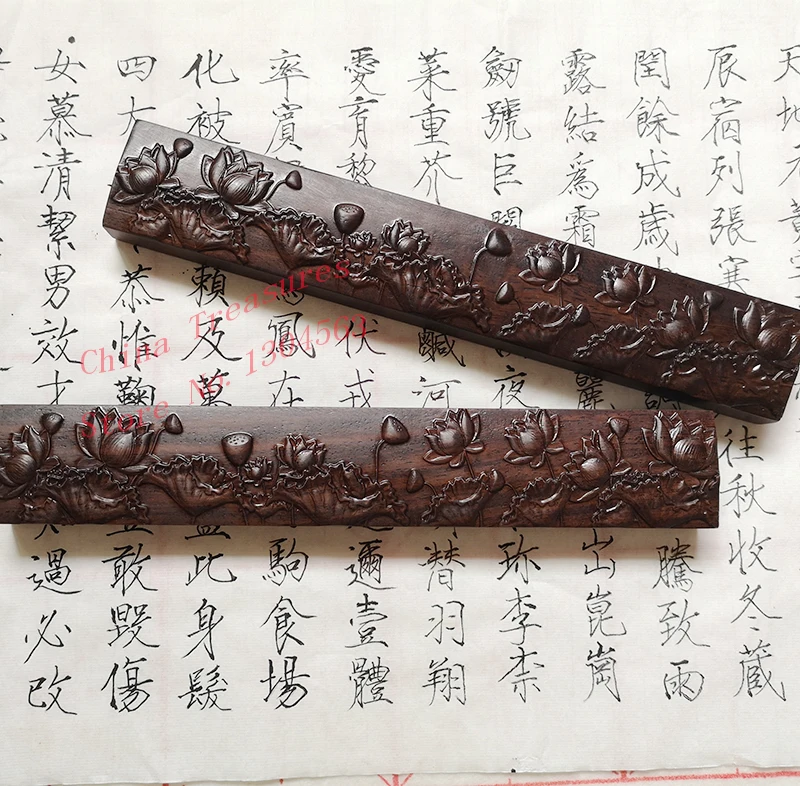 2 шт. большой размер вес бумаги для китайской каллиграфии из натурального дерева