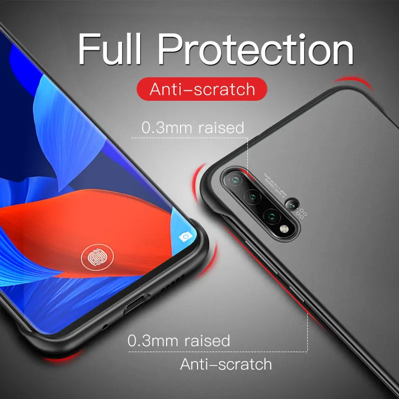 ZROTEVE чехол huawei Nova 5 силиконовая рамка Coque Pro Чехол твердая задняя крышка для 3 3i 3e