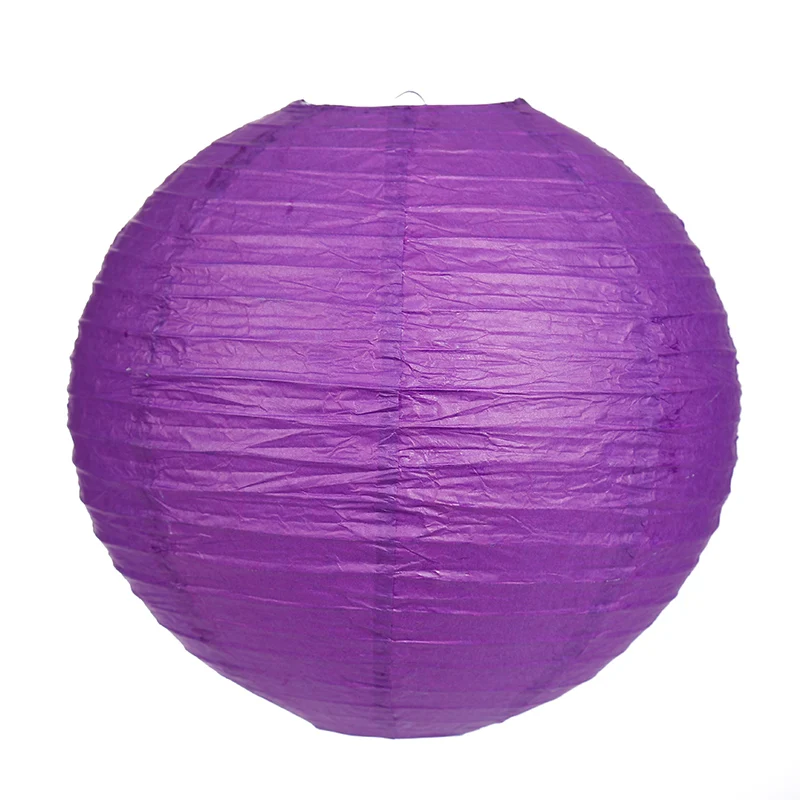 Дешево! 10 шт./лот фестиваль фонарь темно фиолетовый цвет круглый бумажные