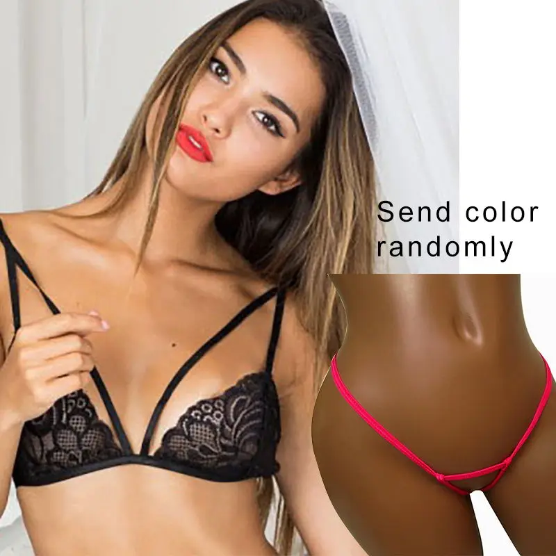 Сексуальные комплекты белья кружева бикини Холтер Эротическое 3 точки кружевной