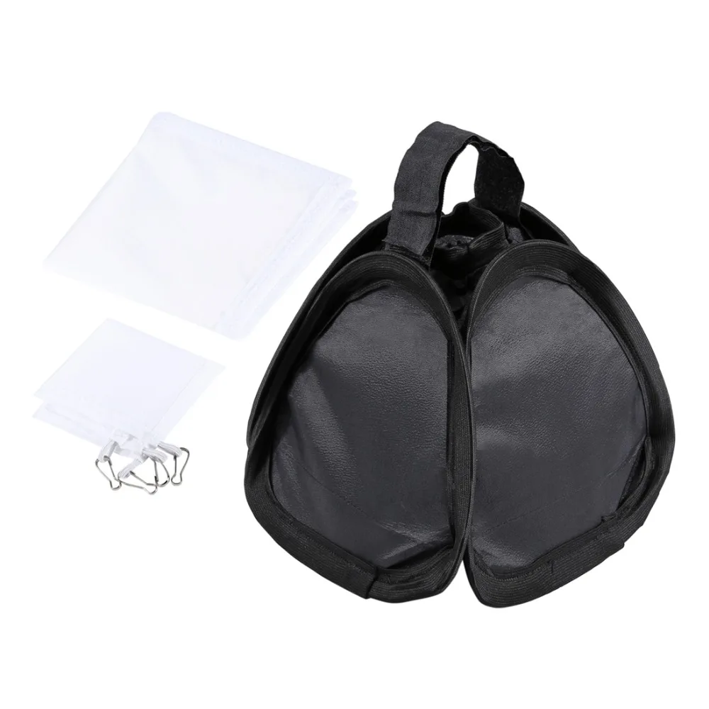PULUZ складной мягкий вспышка света Диффузор Softbox Крышка для Nikon/Canon Размеры 23 см *