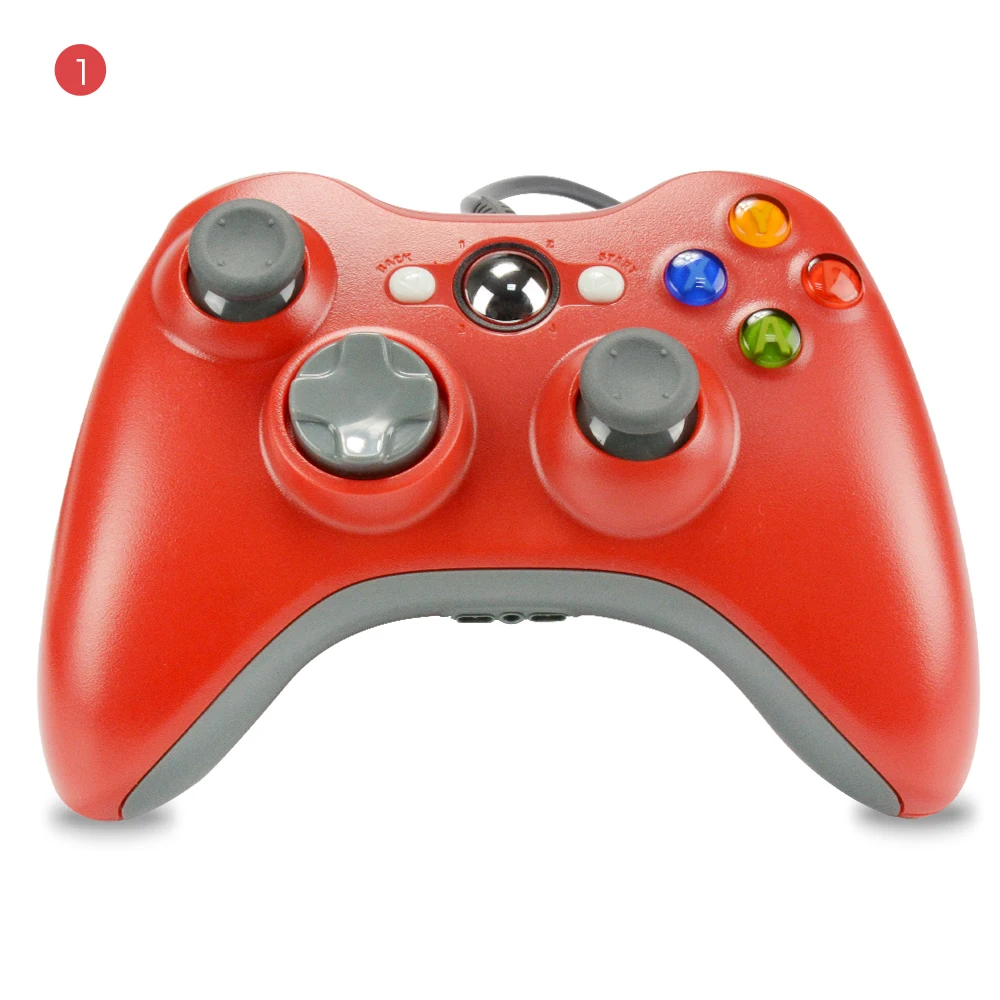 Shinsklly New USB Wired Gamepad For Xbox 360 Controller Joystick Official Microsoft PC Windows 7 8 10 | Электроника