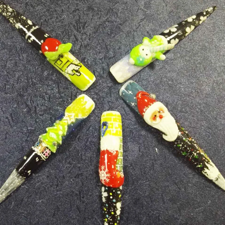 1 шт. 3D УФ гель для дизайна ногтей|decorating clip art|artart decorative glass |