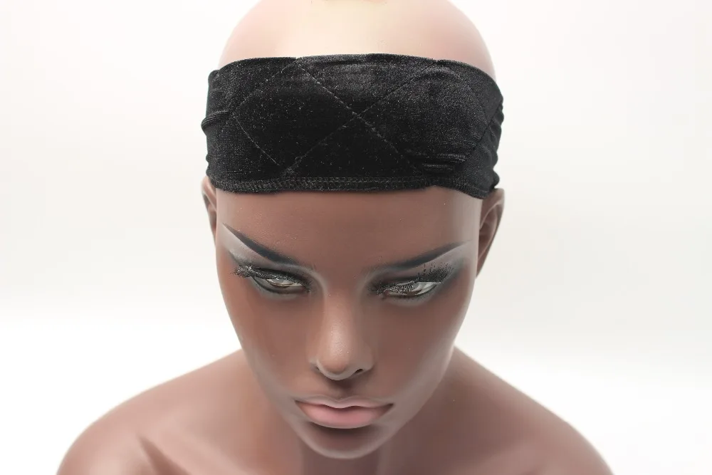 1 шт. Вельветовая повязка для волос регулируемая бархатная парика на голову