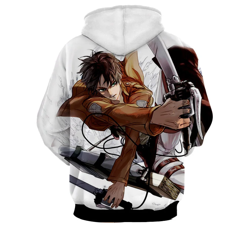 YOUTHUP 2020 New Men's 3d Hoodies Fashion Titan Full Printed Hooded Pullovers Male Cool Anime 3D Sweatshirts | Мужская одежда
