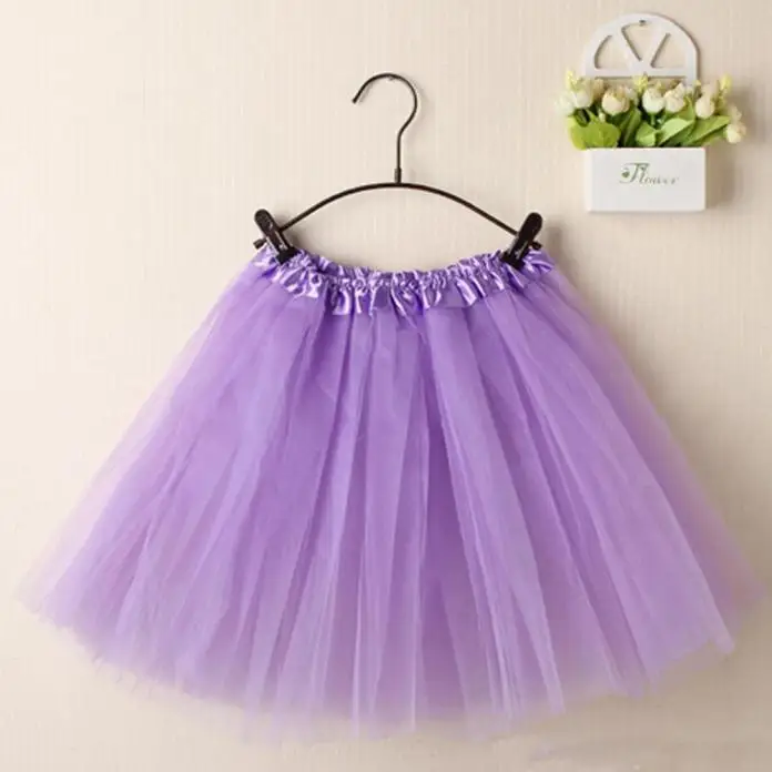 Light Purple Женская балетная пачка мини юбка из органзы кружевная мини-юбка не кожаная сексуальная юбка для девочки леди короткая приталенная модная мини-юбка 3,21 - Цвет: Light Purple