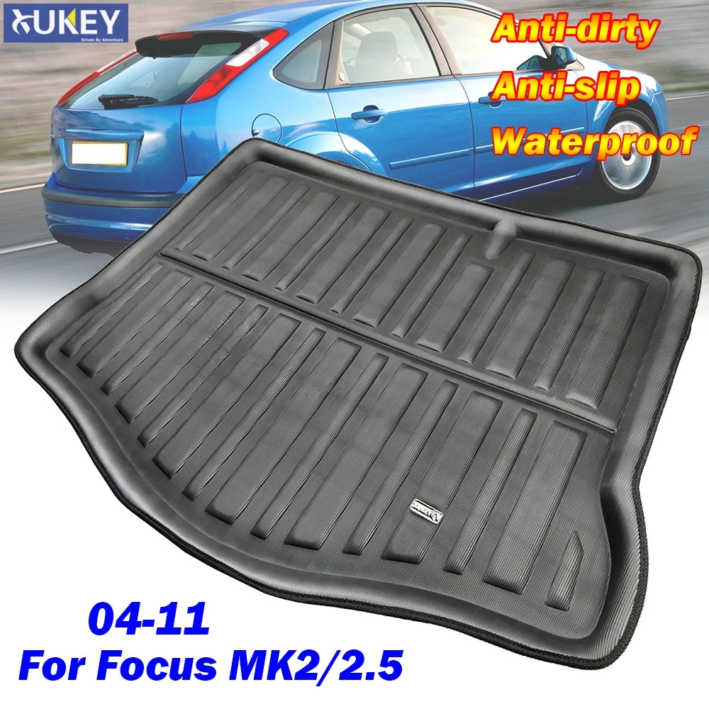 Подходит для хэтчбека Ford Focus Mk2 2005 2006 2007 2008 2009 2010 коврик багажника задний подкладка