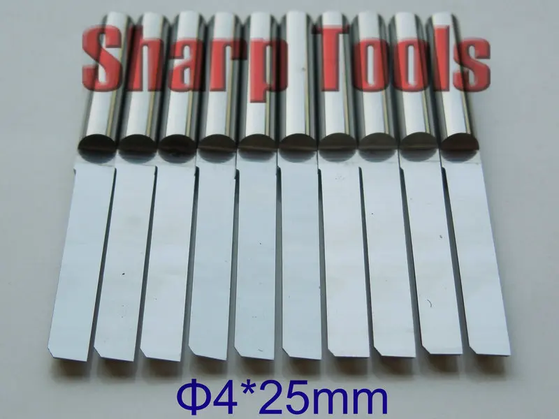 Прямые фрезы с одной канавкой 4*25 мм из карбида вольфрама инструменты для быстрой