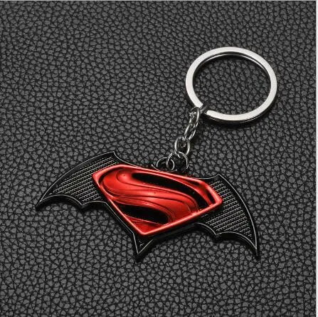 WJ01 1 шт. брелок подарочные игрушки Marvel Мстители металлический брелок капитан Американский щит Супермен Человек-паук Бэтмен маска брелок игрушки - Цвет: WJ01