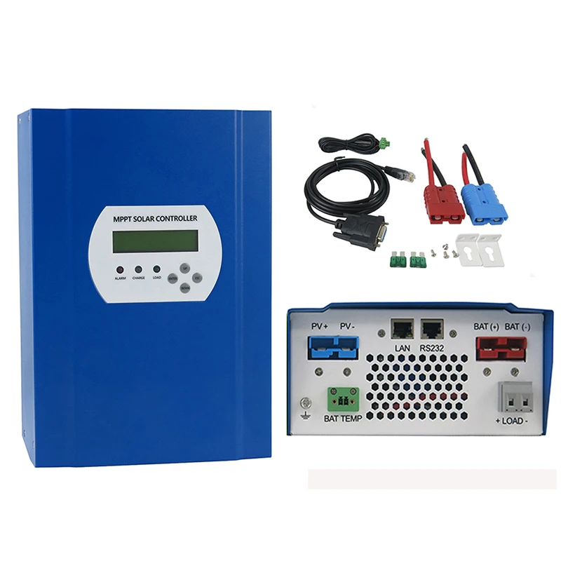 Smart2 60A солнечный регулятор MPPT 12V 24V 48V Солнечный контроллер заряда с RS232 Lan уличный