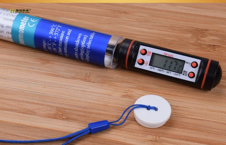 1 шт. пищевая ручка для выпечки СВЕТОДИОДНЫЙ Цифровой Кухонный Термометр