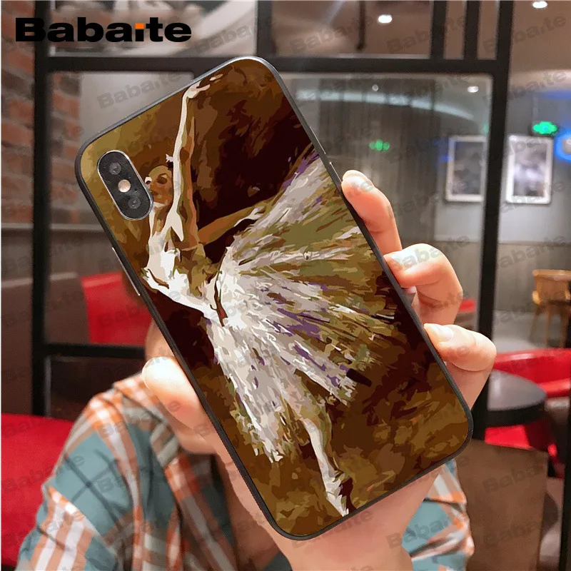 Для iphone 11promax Балерина масляная живопись аксессуары для телефонов Чехол X XS MAX 8 7 Plus