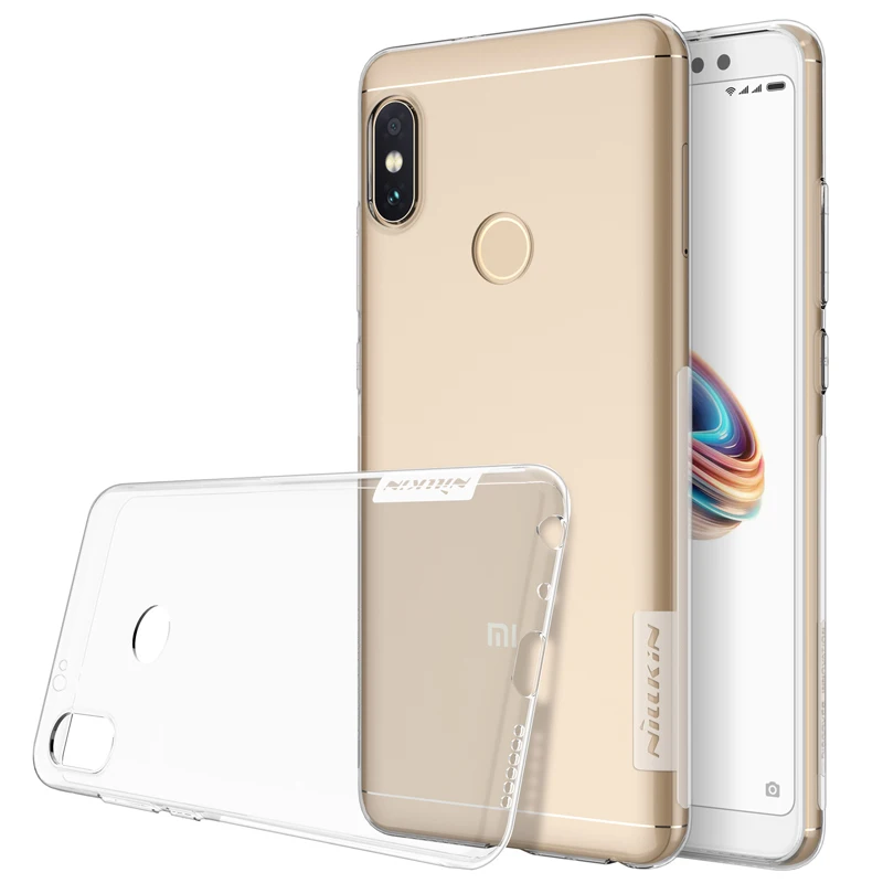 Для Xiaomi Redmi Note 5 Pro чехол Nillkin TPU 0,6 мм Ультратонкий чехол для телефона для Xiaomi Redmi Note 5 4 4X2 силиконовый чехол - Цвет: Прозрачный