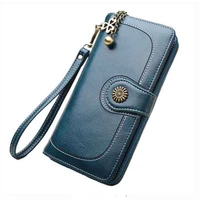 wallet women female clutch purse leather long wallet phone bag coin purse card holder 100pcslot