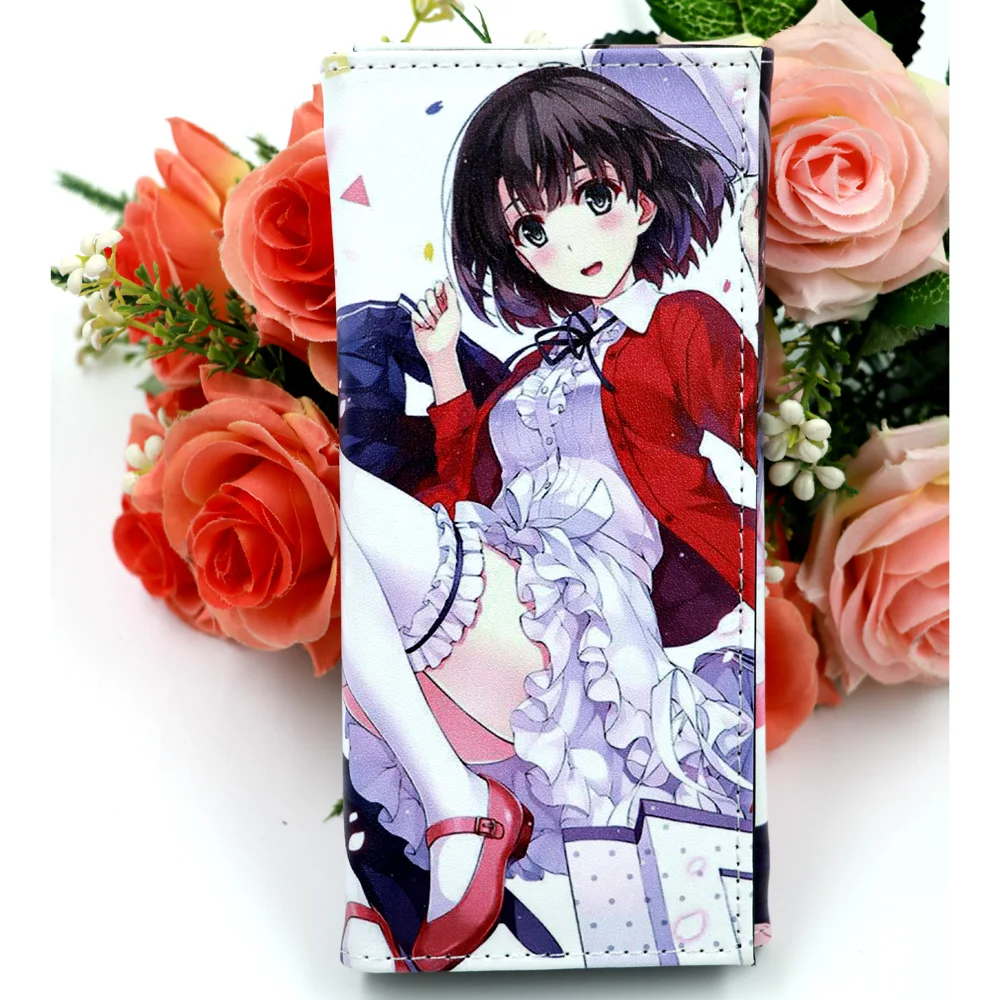 Аниме Saekano: как расти скучной девушке красочный длинный кошелек клатч Katou