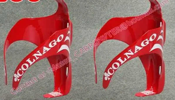2 pcs red Colnago C59 C60 C64 супер светильник для велосипеда карбоновая бутылка для воды клетка для горной дороги велосипед полный карбоновый держатель клеток для бутылки воды - Цвет: 2 pcs red