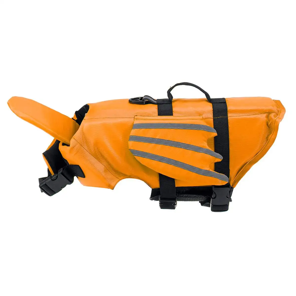 Pet Safety Dog Life Jacket Pet Saver Life Vest Swimming Preserver Dog Puppy Swimwear Surfing Swimming Vest XS-2XL - Цвет: Оранжевый