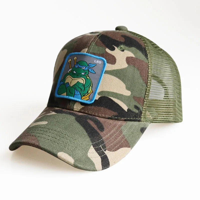 Бейсболка Leo Man Snapback для мальчиков подростковые Черепашки ниндзя летняя хип хоп