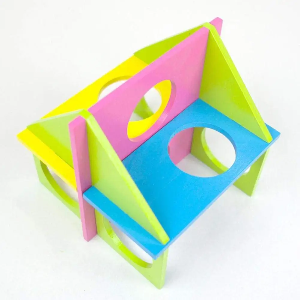 1 шт. оптовая продажа красивых забавных многоярусных домашних хомяков деревянные