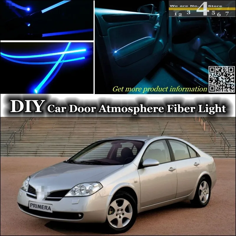Для Nissan Primera для Infiniti G20 внутренний окружающий свет тюнинг атмосферное волоконно