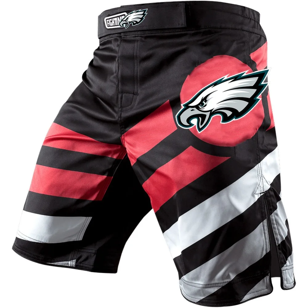 2019 новые мужские Полиэстеровые Шорты ММА кикбоксинг муай-тай шорты Sanda Fightwear