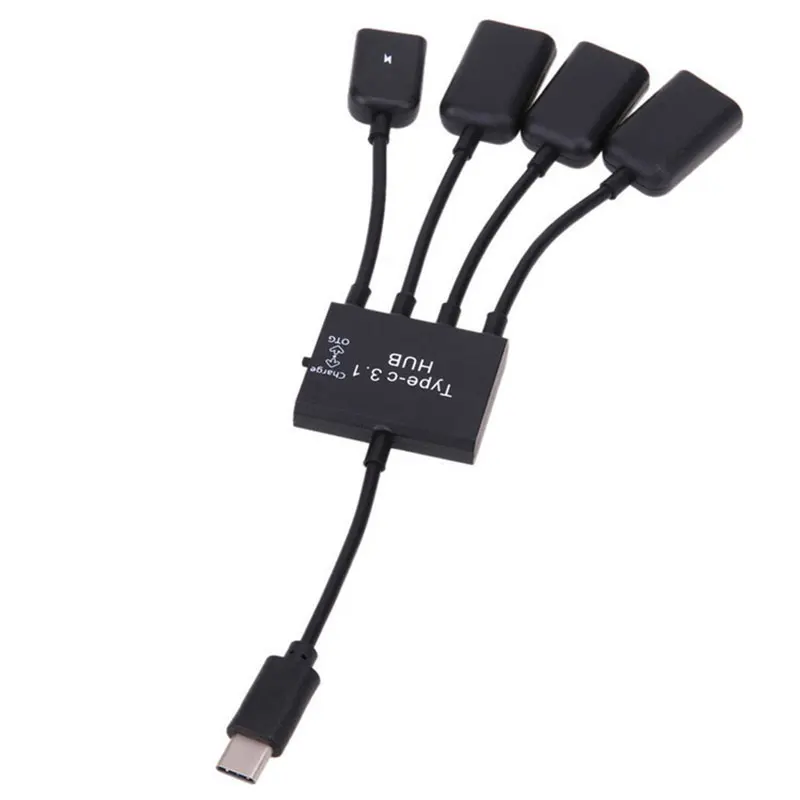 4 в 1 USB 3. 0 Type C на Micro + 3 порта 1|USB-хабы| |