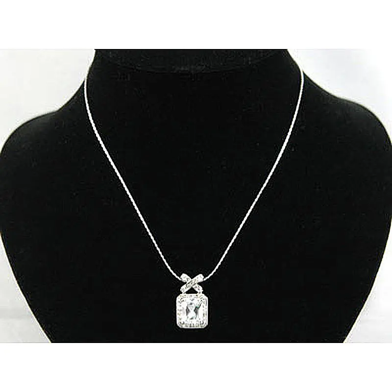 Ожерелье с подвеской в виде павлина и звезды камнями 4 карата CSN008|crystal necklace|pendant