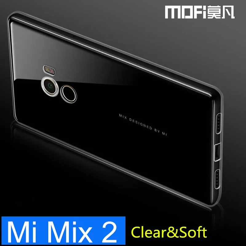 Xiaomi mi mix 2 case cover mix2 back silicone transparent soft TPU capas MOFi original xiaomi 5.99 |