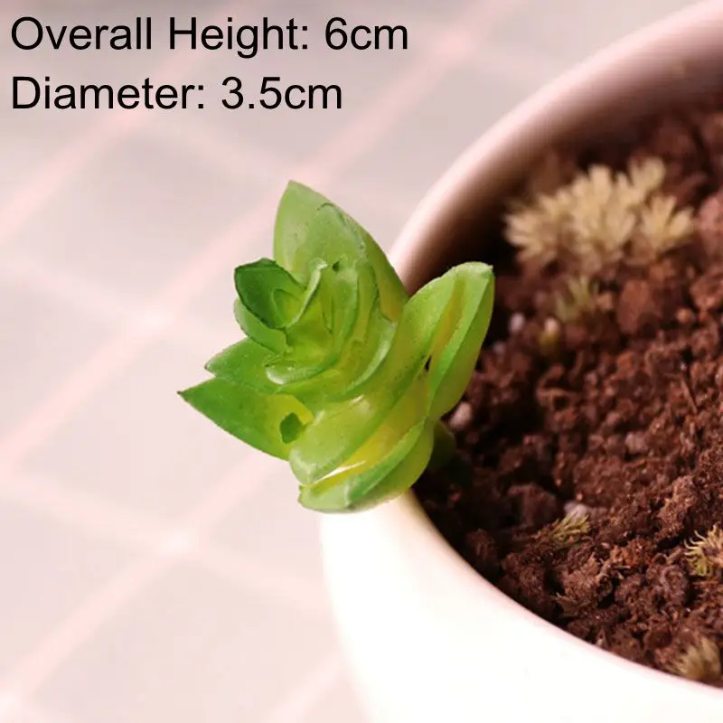 39Styles Green Artificial Succulents Plants for Home Garden Decoration Wedding Plants Wall Flower Arrangement Bonsai Fake Plants - Цвет: Green SanXinLian