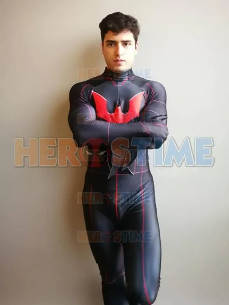 No Eyes Mask Новейший костюм для косплея с 3D принтом Бэтмена из спандекса Zentai костюм супергероя на Хэллоуин на заказ - Цвет: No Eyes Mask