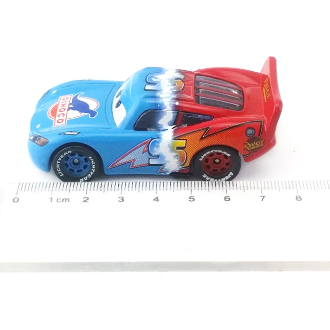 Disney Pixar Cars Gold Dinoco синий черный полицейский Молния Маккуин литой игрушечный автомобиль для детей 1:55 Свободный бренд и