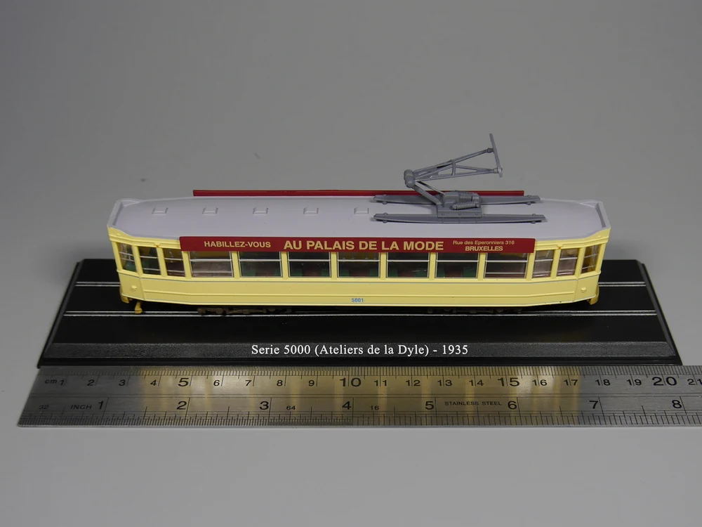 Модель 1:87 scale tram Serie 5000 (atoliers de la Dyle) 1935 литья под давлением автомобиля|diecast model cars|model