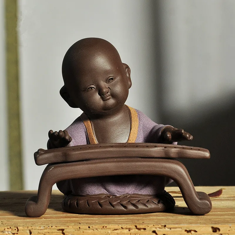 Новые керамические креативные маленькие статуи Будды скульптуры для домашнего