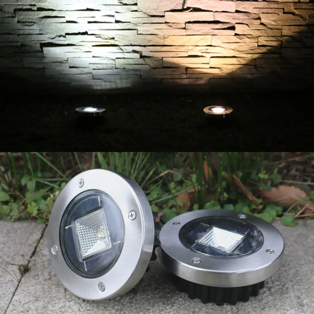 Solar Path Lights LED Solar Power Buried Light Ground Lamp Outdoor Path Way Garden Decking Underground Lamps solar garden light