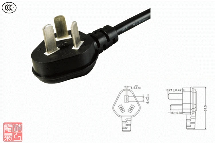 Черный кабель питания IEC 320 C14 от male до локтя 60320 C13 с левым углом 20 см для подвесного