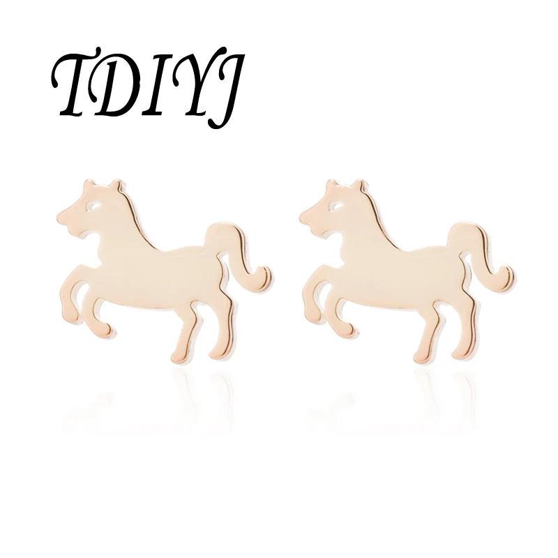 Серьги TDIYJ из нержавеющей стали для женщин и девушек, 3 пары