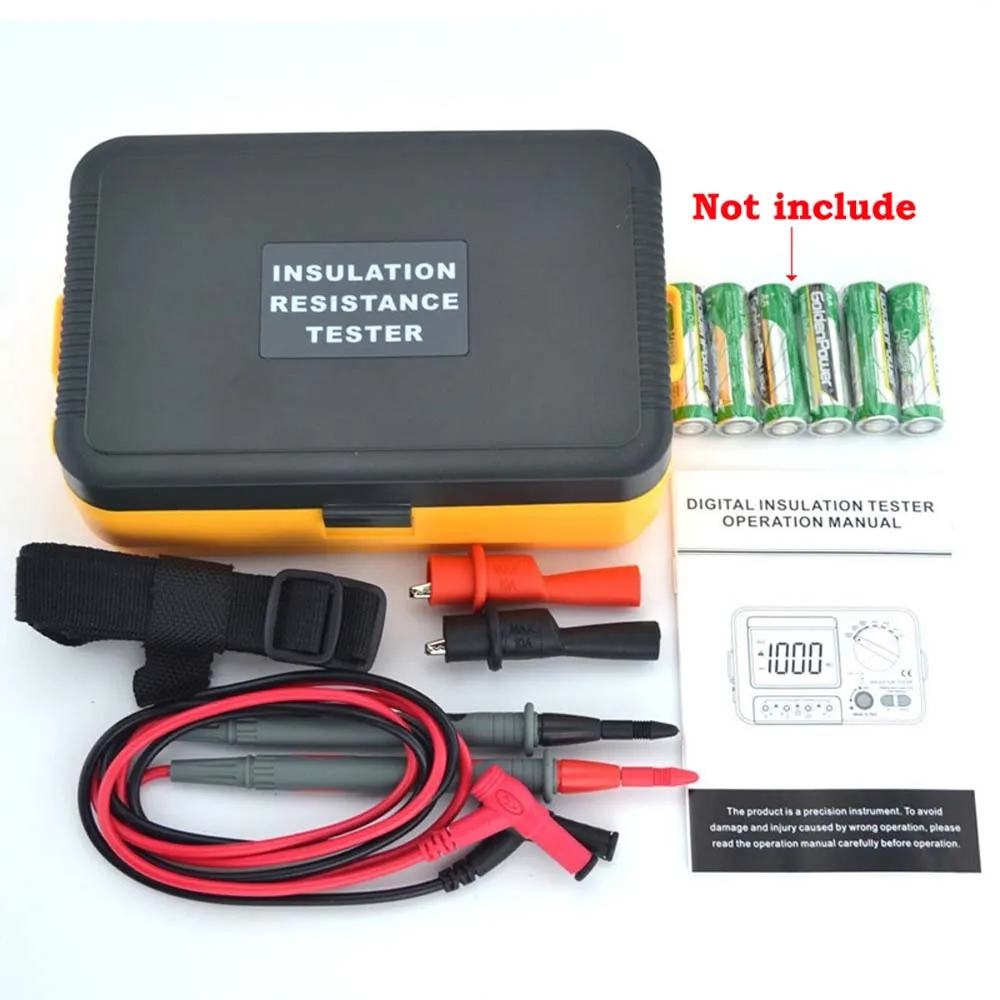 VC60B + цифровой тестер сопротивления изоляции мегометр мегомметр VICHY