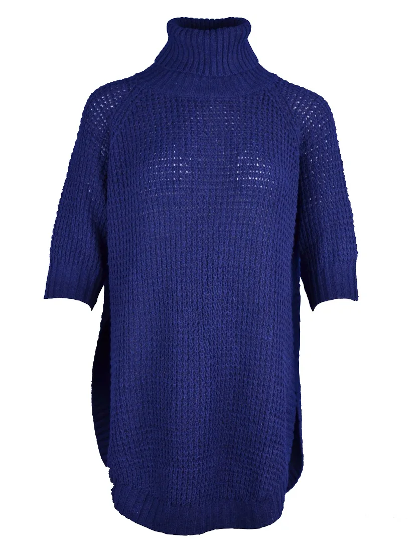 Осенне-зимние пуловеры 2019 вязаный женский свитер элегантные большие длинные